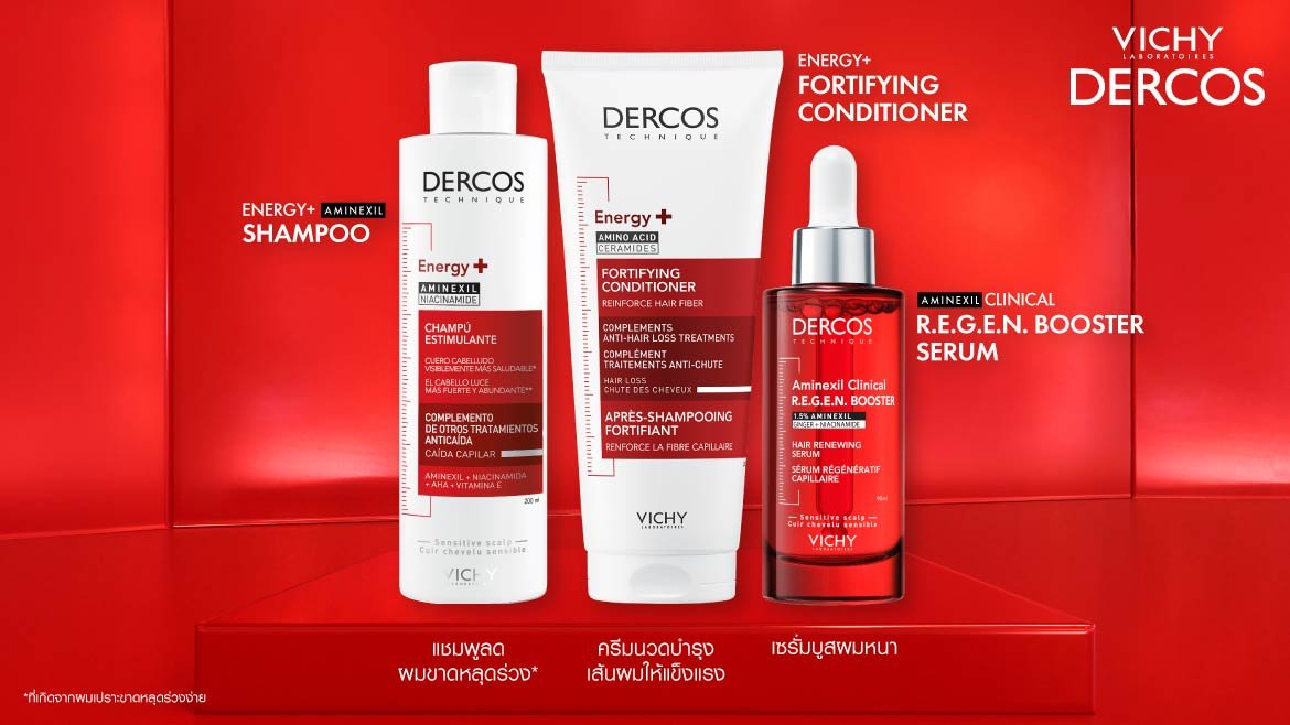 VICHY DERCOS Aminexil แชมพูลดผมร่วง